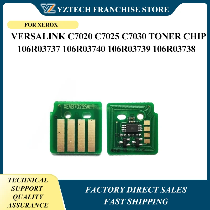 

8шт CT 202752 КТ 202753 КТ 202754 WEU/NA для Xerox Versalink C7020 C7025 C7030 чип тонера 106R03737 106R03740 106R03739 106R03738