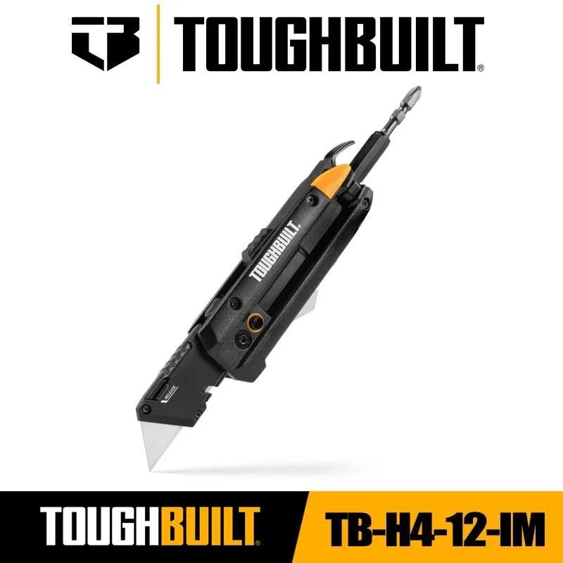 

Toughbuilt TB-H4-12-IM Multi Tool Knife Electricians Screwdriver Knife Pry Tool TOUGHBUILT Hand Tools