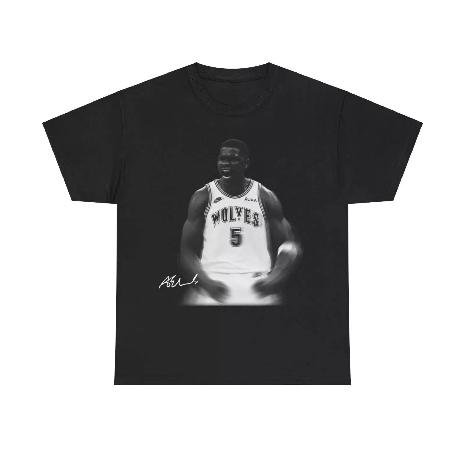 Anthony Edwards Timberwolves Graphic T Shirt