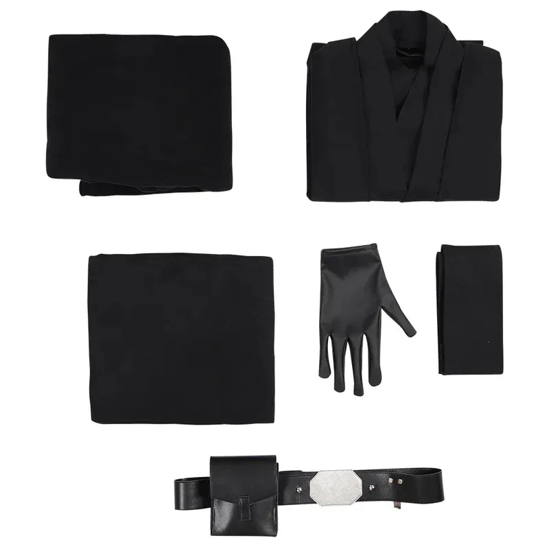 Luke Skywalker Costume Cosplay Top Pantaloni Mantello Abiti Fantasia Uomo Ragazzi Halloween Natale Carnevale Festa Abiti travestimento