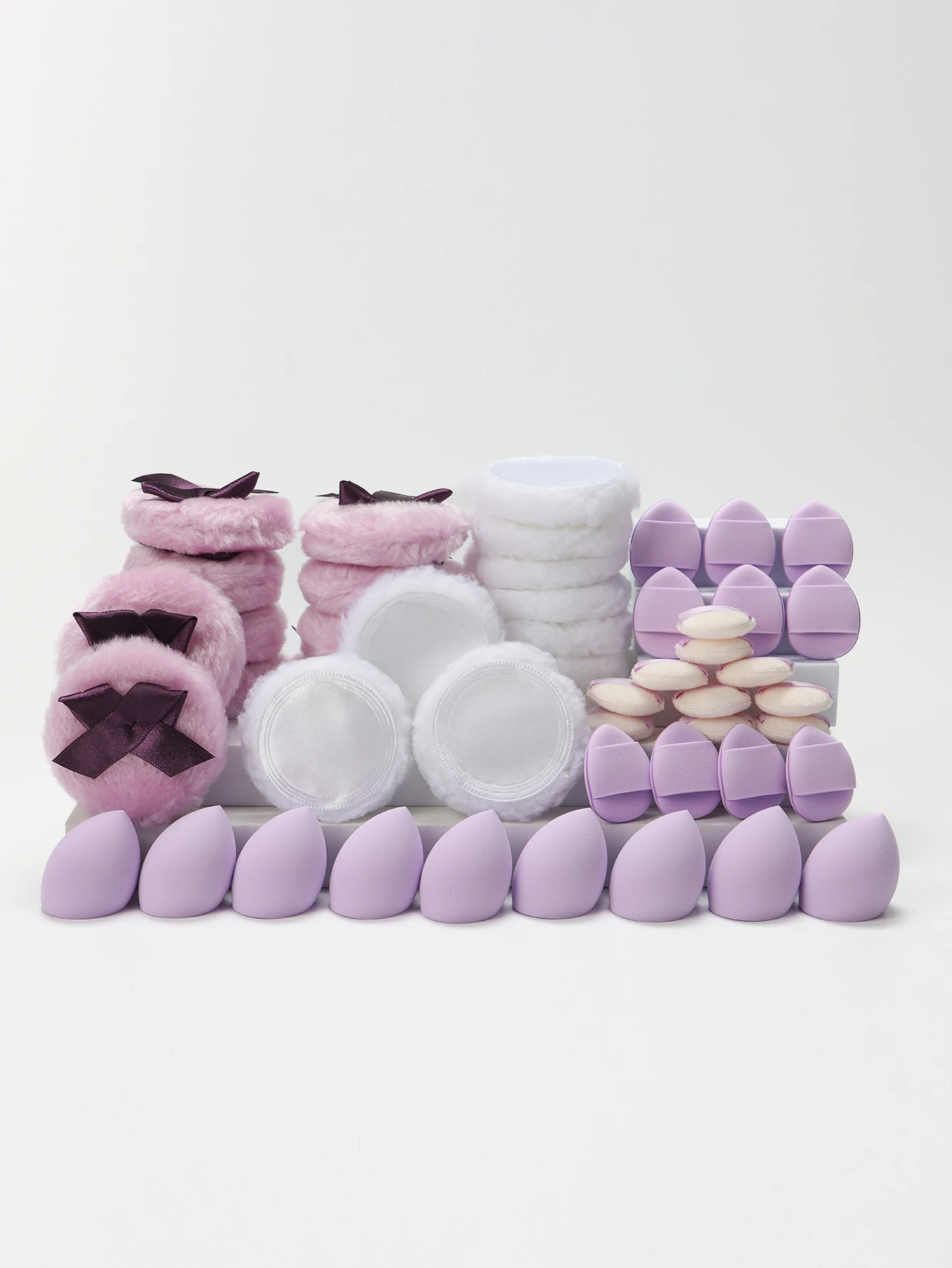 Forma de base en polvo Facial Puff profesional portátil suave cosmético Puff base de maquillaje esponja herramienta de belleza