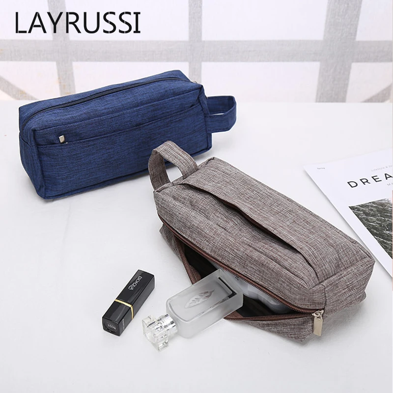 

LAYRUSSI Makeup Bags for Women Men Large Waterproof Travel Cosmetic Bag Organizer Case Necessaries Make Up Wash Toiletry Bag