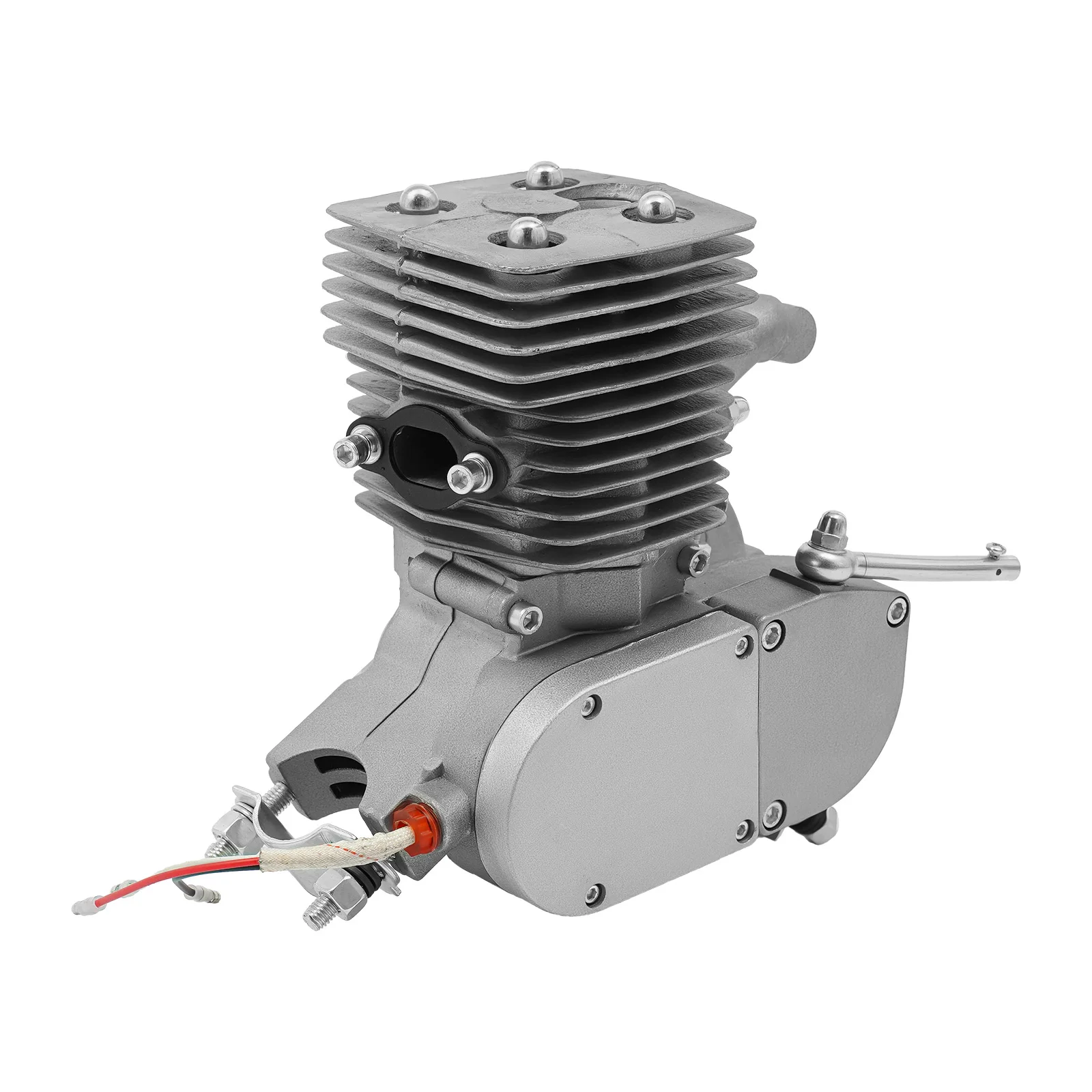 36/44 Tanden 100CC Fietsmotor Kit 2-takt Luchtgekoelde Eencilinder Benzine Fietsmotor voor de meeste 26/28 inch Fietsen