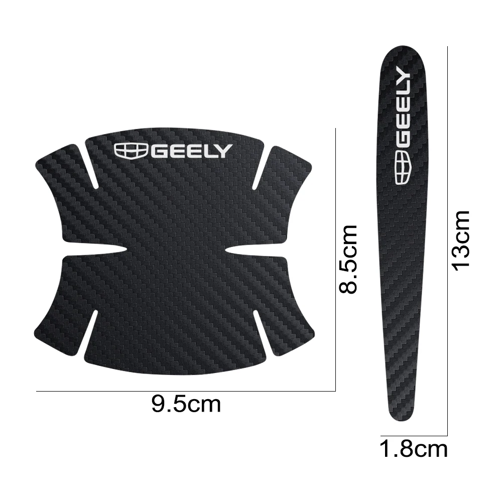 For Geely Tugella Geometry c Coolray Emgrand Atlas pro ec7 gx3 gc6 x7 Anti-scratch Car Door Bowl Stickers Protective Accessories