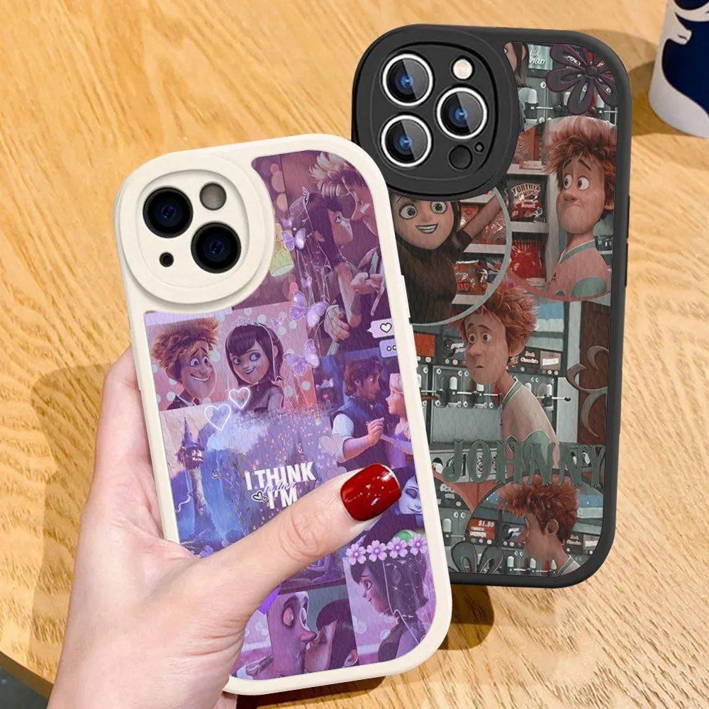 H-Hotel T-Transylvania Movie series Phone Case Hard Leather For iPhone 14 13 12 Mini 11 14 Pro Max Xs X Xr 7 8 Plus Fundas