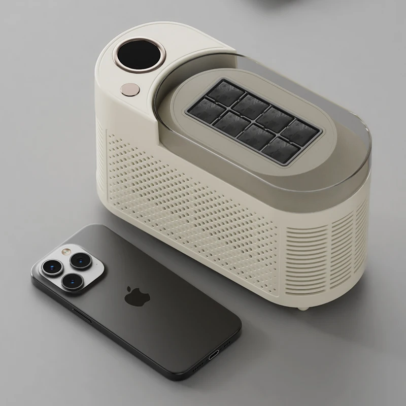 Máquina de Fazer Gelo Portátil Mini para Uso em Casa, Dormitório, Escritório, Camping e Carro, Fabricadora Automática de Cubos de Gelo Quadrados