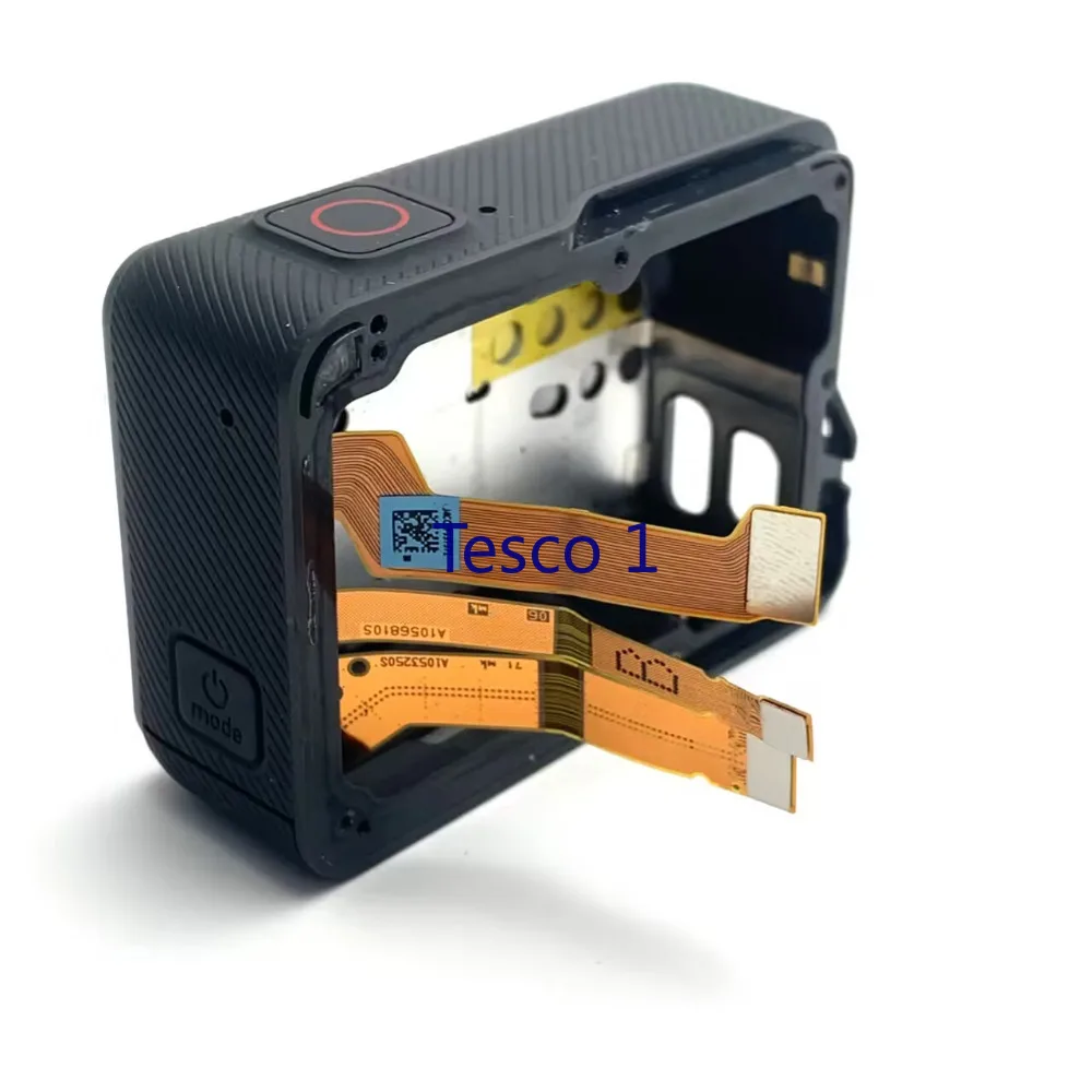 شاشة لمس أصلية لـ GoPro Hero 6 ، إصلاح أسود ، إطار حافظة خلفي ، لوحة GPS ، كابل مصراع ، صندوق بطارية ، جديد