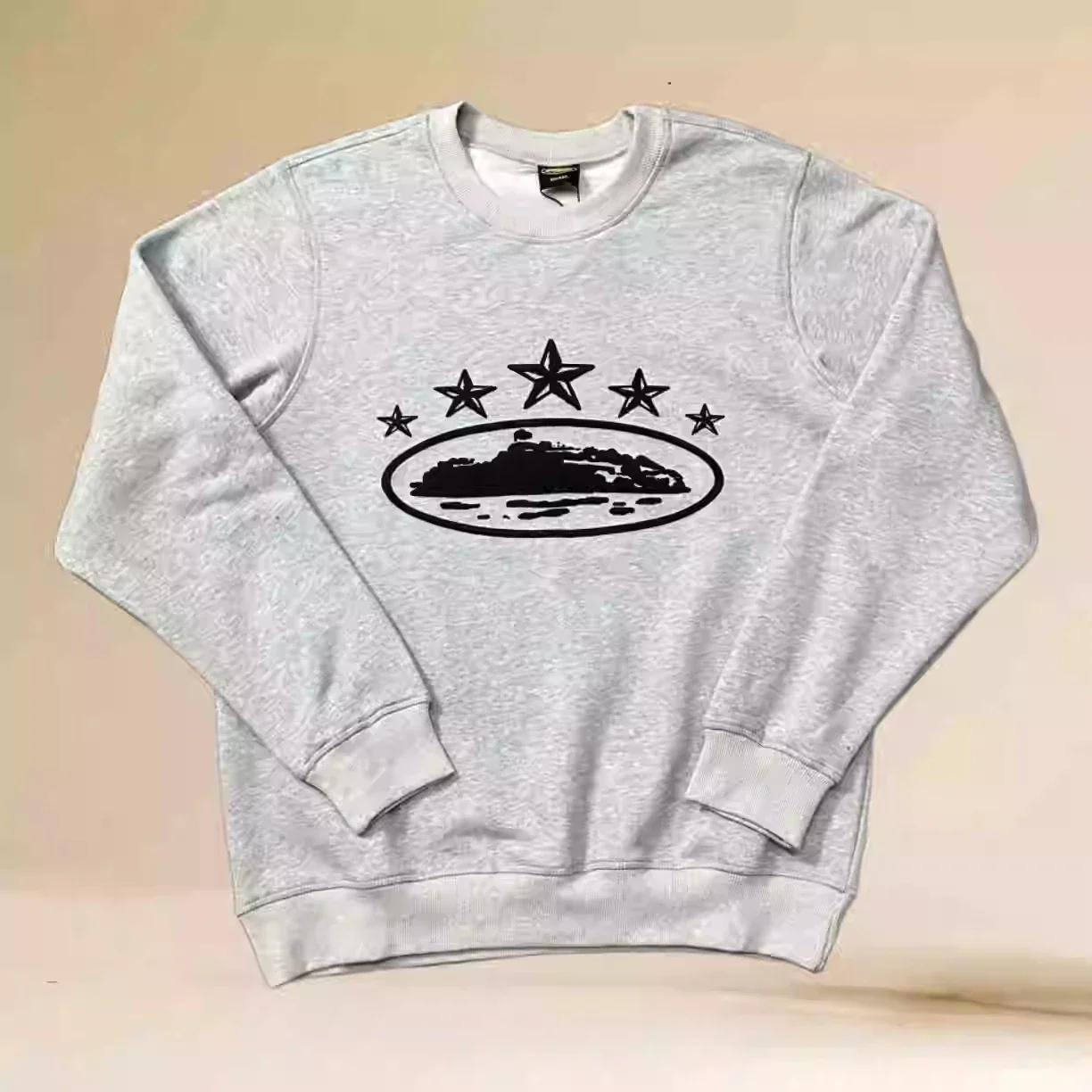 Autumn and Winter West Coast Hip Hop Style American Street Trend Crew-neck Pullover Hoodie High Quality Cotton Hoodie
