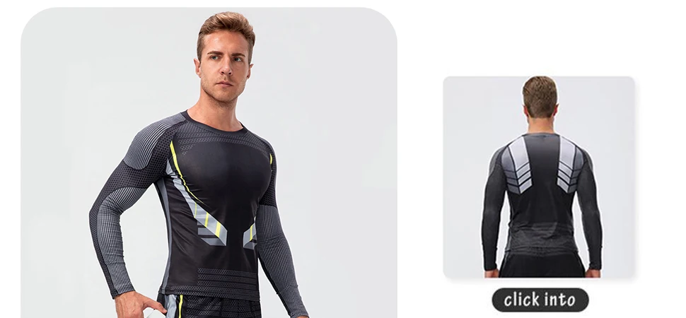 Männer Lauf Leggings Sportswear Quick Dry Gym Fitness Strumpfhosen Workout Training Jogging Sport Hosen Kompression Sport Hosen – Detail 8