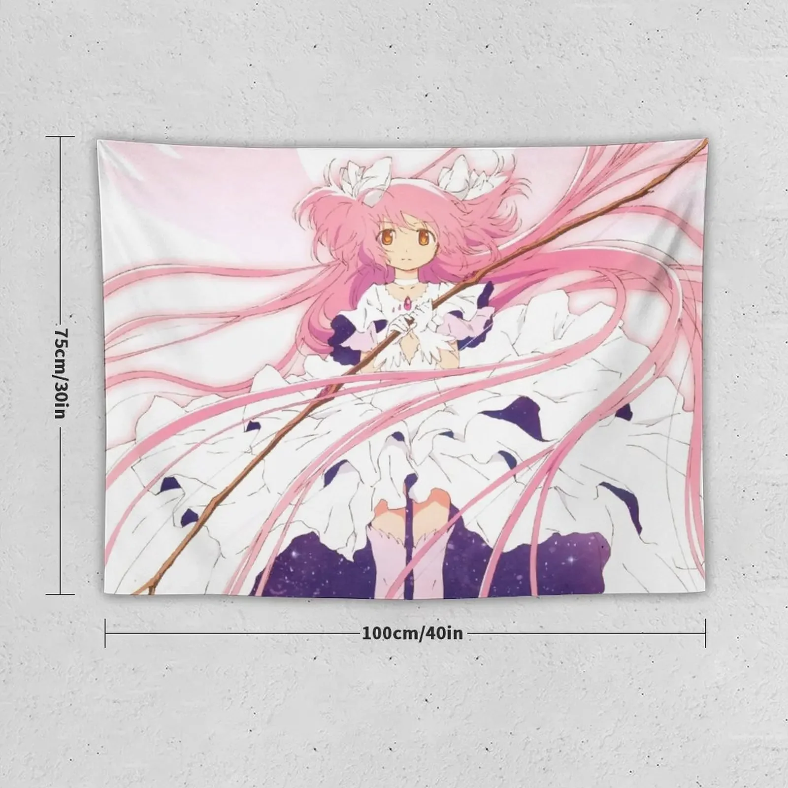 Puella Magi Madoka Magica - Kaname Madoka Tapestry Things To Decorate The Room Wall Decorations Tapestry