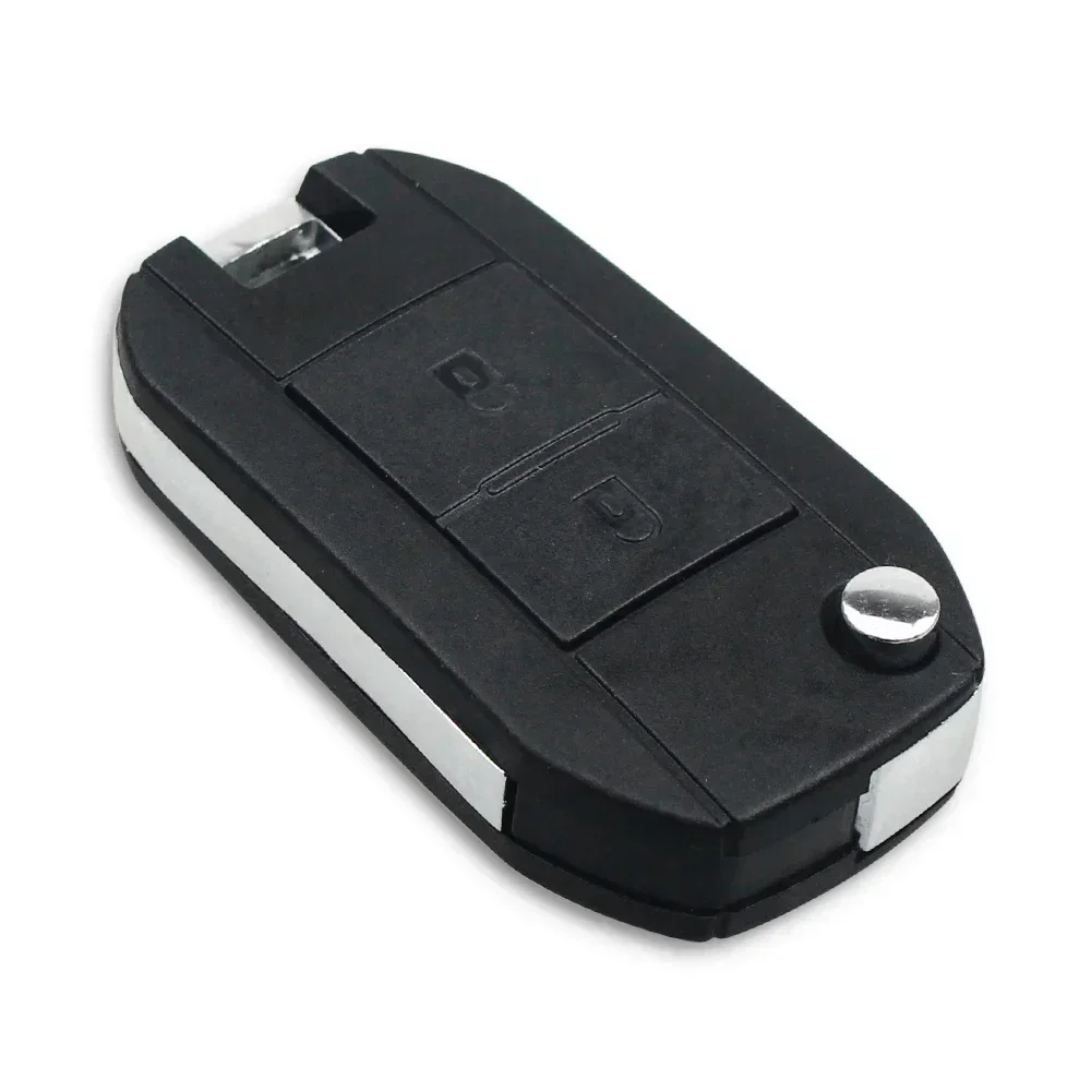 KEYYOU Flip 2 pulsanti Remote Car Key Shell Case per Citroen C1 Peugeot 307 107 1007 207 407 607 206 205 106 405 HU83 NE73 Blade