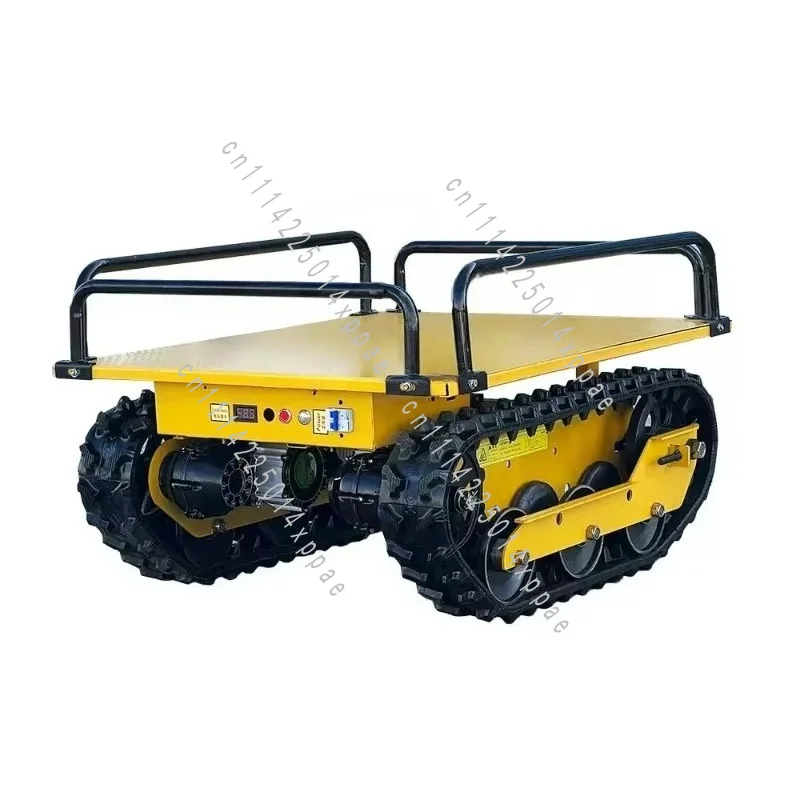 For Agriculture All-terrain Creeper Chassis Assembly, Brushless Motor Remote Control Crawler Transporter