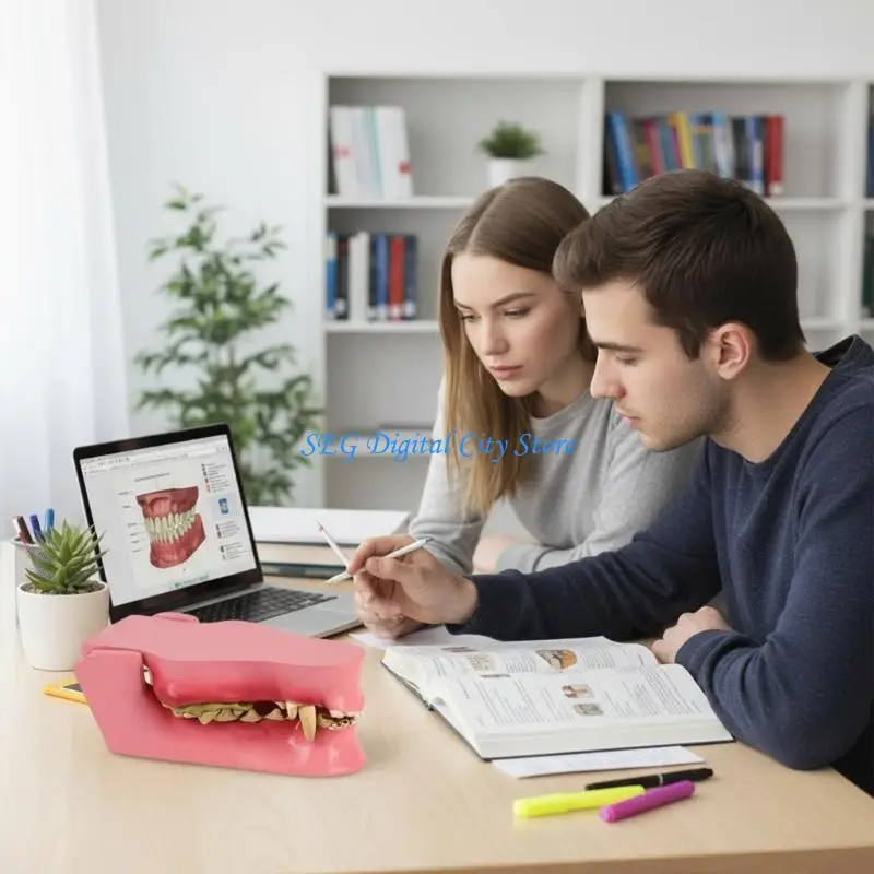 

U75B Реалистичная модель анатомии зубов собаки для студентов-ветеринаров, включая подробные характеристики резцов, клыков и