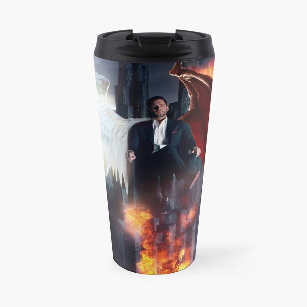 

Lucifer - Hellish Throne Travel Coffee Mug Elegant Coffee Cups Cup Set Set