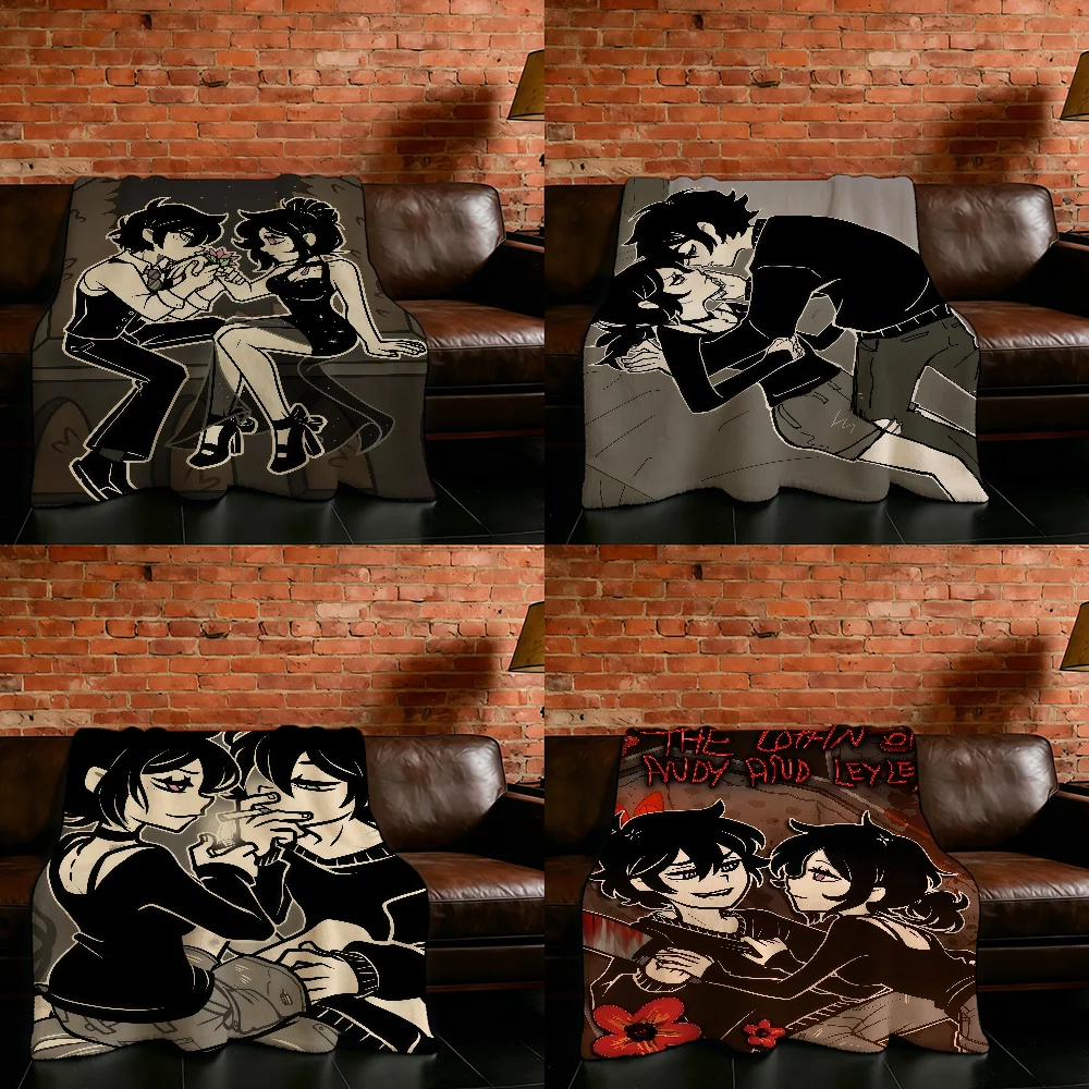 The Coffin of A-Andy and L-Leyley Blanket Flannel Warm Soft Throw Blanket For Room Sofa Childish Birthday Gifts