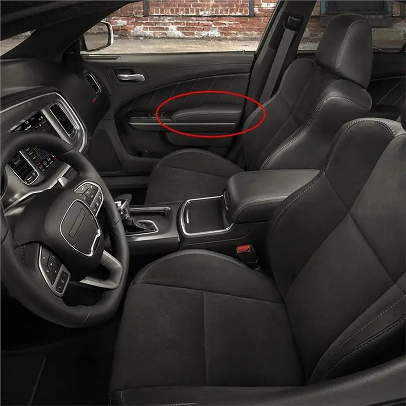 AU28-Front Door Armrest Trim 1WK37DX9AB 1WK37DX9AA For Dodge Charger 2011-2023 For Chrysler 300 Door Hand Arm Rest Accessories
