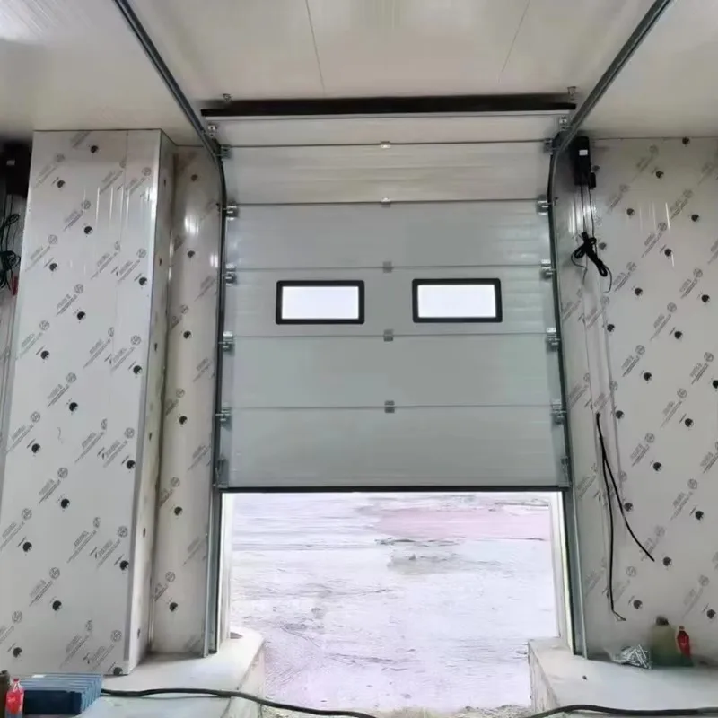 Thermal Insulated Dustproof Anti Theft Vertical Industrial Warehouse Door For Factory Processing Workshop Sturdy Practical