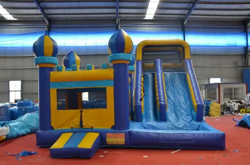 2024 Inflatable Bouncer Inflatable Bounce Castle For Kids New design inflatable trampoline with water slide Combo For Sale