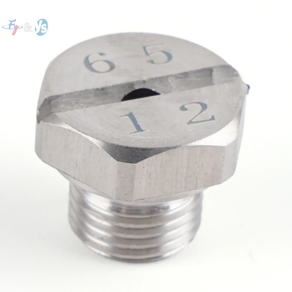 

Sprayer Nozzle FS Stubby Flat Fan Nozzles,Compact Fan Nozzles for Tight Spaces With Low Clearance, 0°to 120°