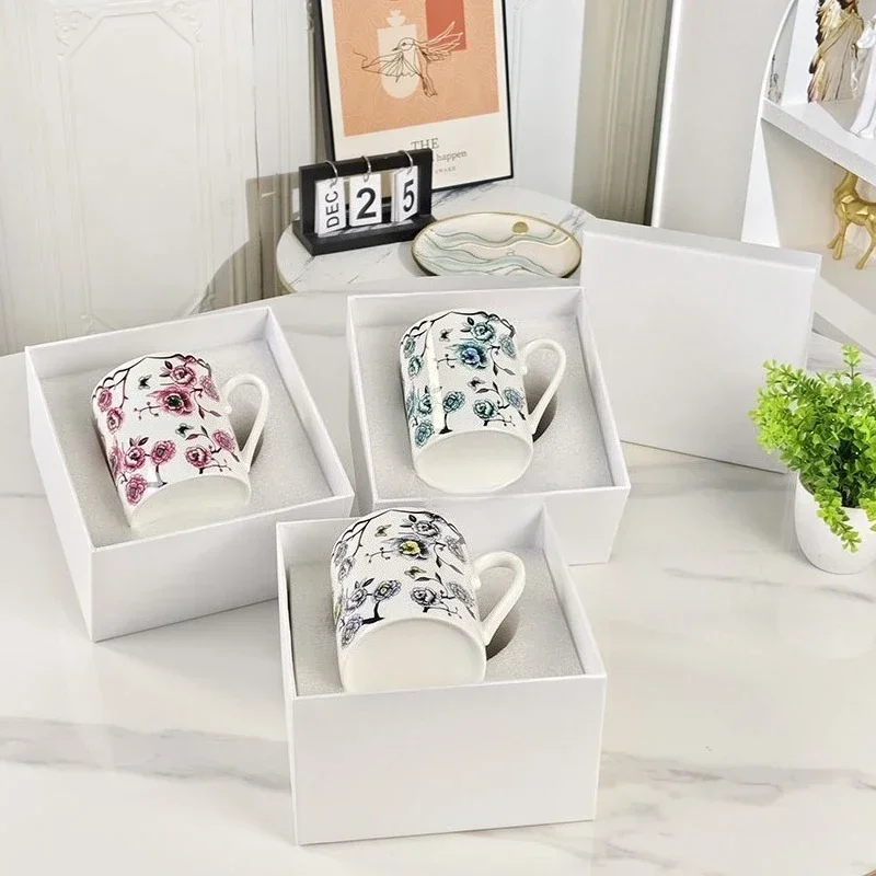 Modern Light Luxury Home Bone China Mug Milk Cup Coffee Cup Gift Recommendation