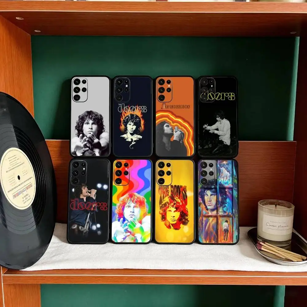 

The Doors Jim M-Morrison Phone Case For Samsung S25,24,23,22,30,21,10,9,Ultra,Plus,Lite Soft Black Case