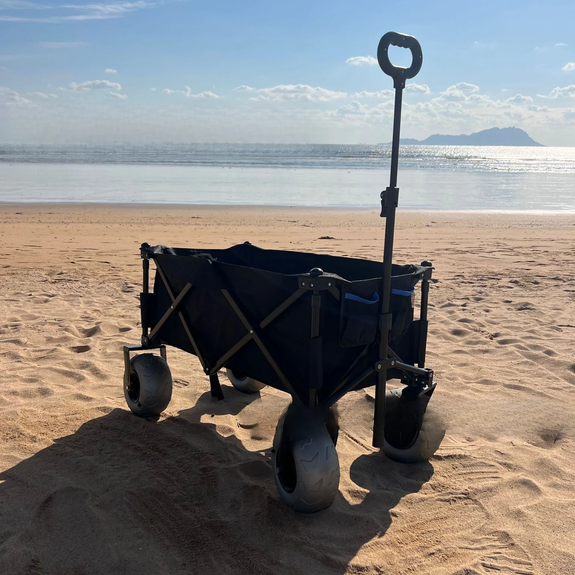 Beach Picnic Camping Carts Gather Portable Luggage Outdoor Folding Small Trailers