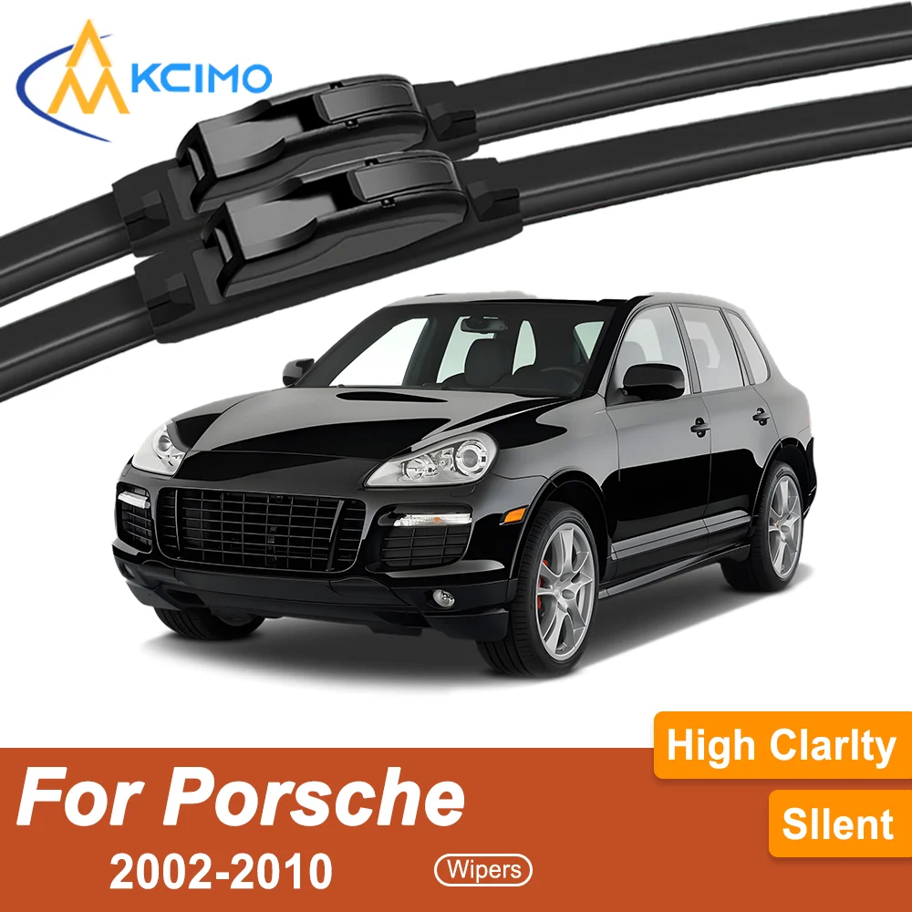 

Premium Rubber Durable Silent Windshield Wiper Blades 2pcs for Porsche Porsche Cayenne E1 9PA 2002-2010 Front Wiper Blades Set