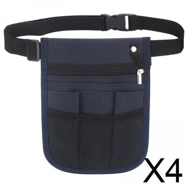 4 × حقيبة فاني، حقيبة خصر للرضاعة، منظم أدوات للطبيب البيطريين