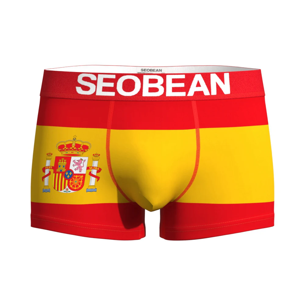 Men's Sexy National Flag Boxer Briefs Underwear New Coming Comfortable Waistband Breathable Fabric