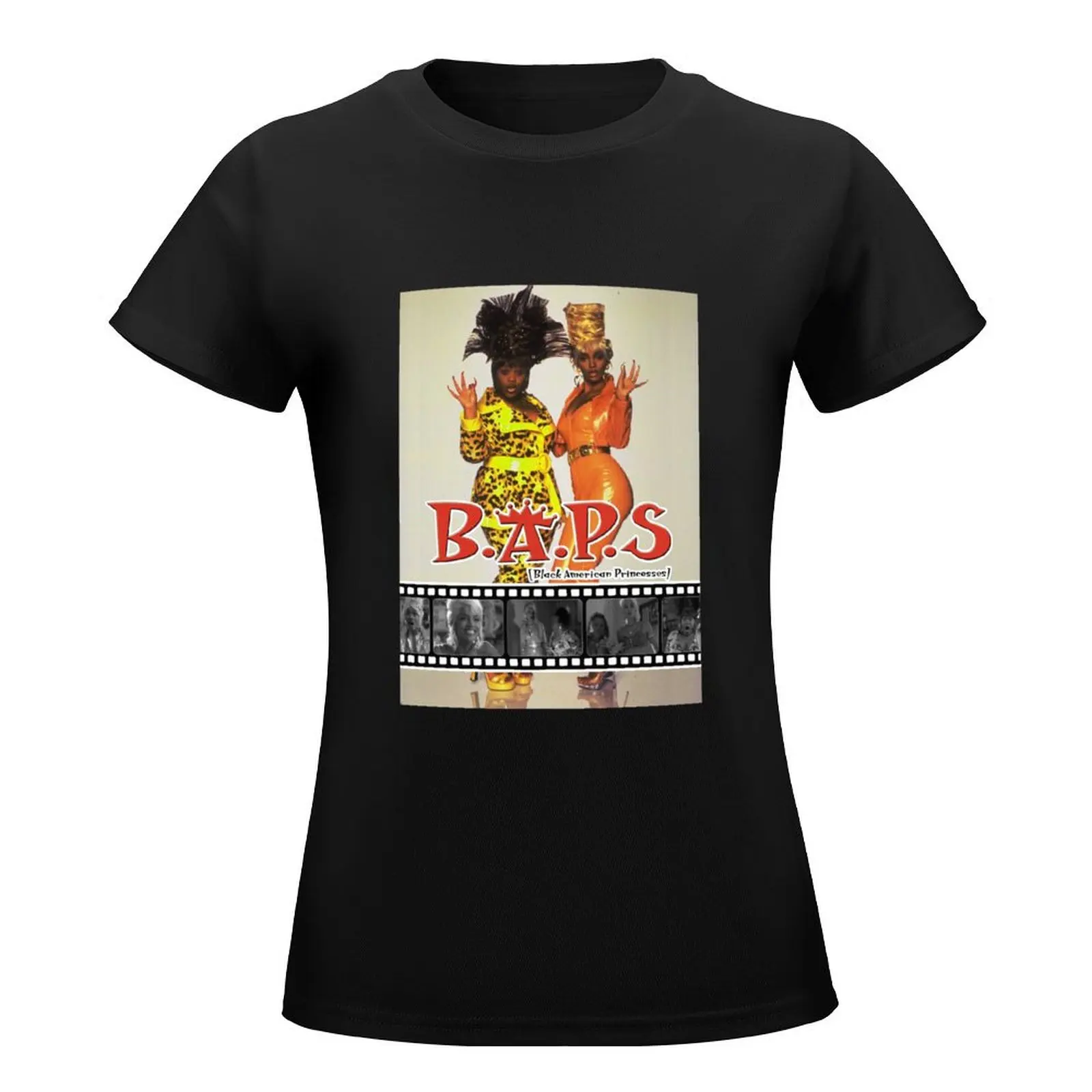 Black American Princesses Poster T-Shirt Female clothing summer tops plus size tops t shirt dress Women