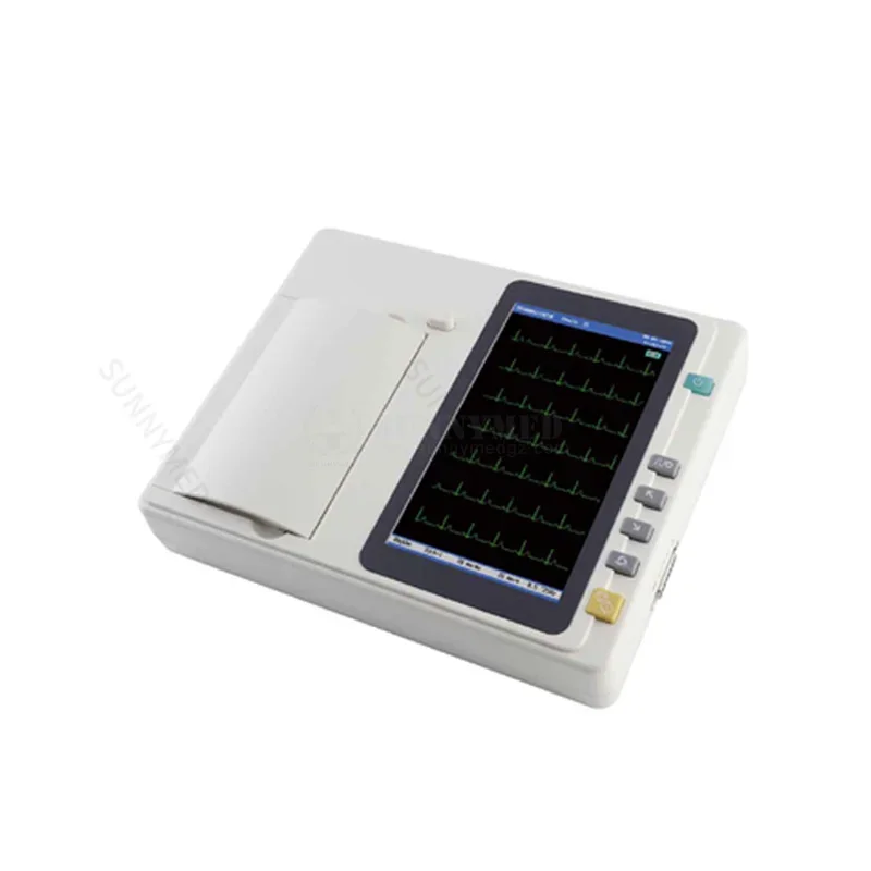 

SY-H006 Digital 6 Channel System Electrocardiograph Portable Handheld 12-Lead Touch Creen Machine