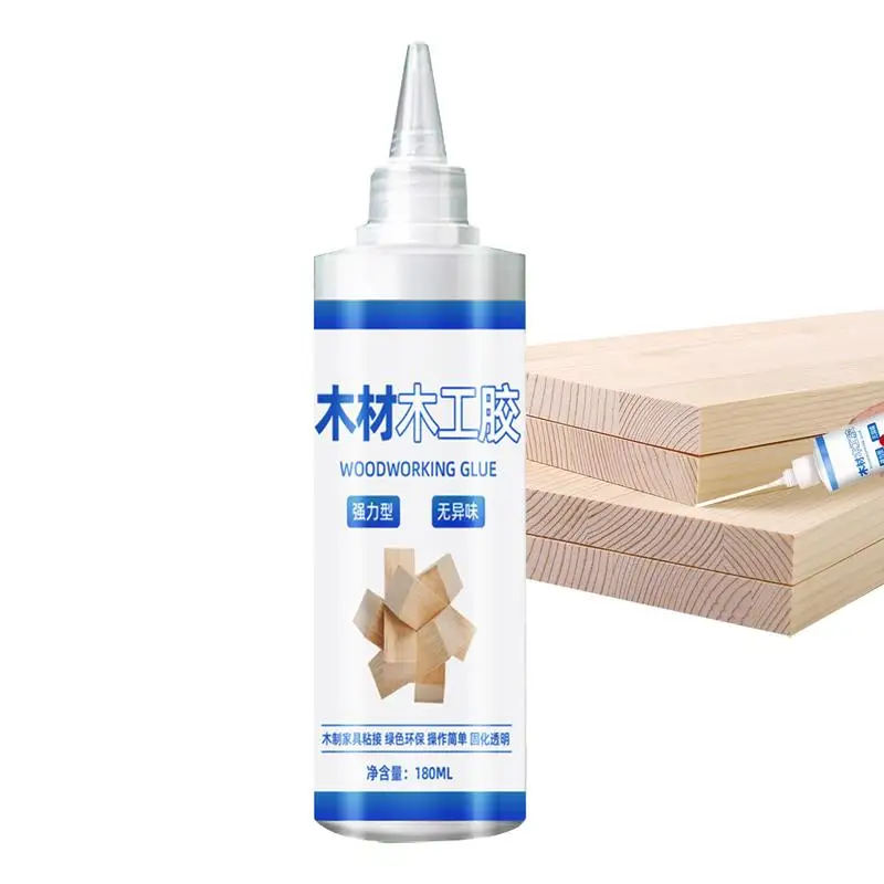 180ml Transparent Wood Glue For Woodworking Furniture Repair Safe Carpenter Glue For for Chairs Tables Doors and Wooden Floors