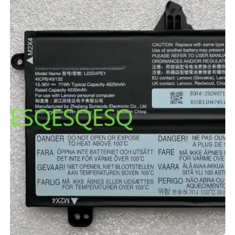 

WYORESY L22D4PE1 L22C4PE1 L22M4PE1 Аккумулятор для Lenovo ThinkBook 16 G6 IRL 21KH 21NR ABP 21KK G7 IML 21MS ARP 21MW G8 IRL 21SH