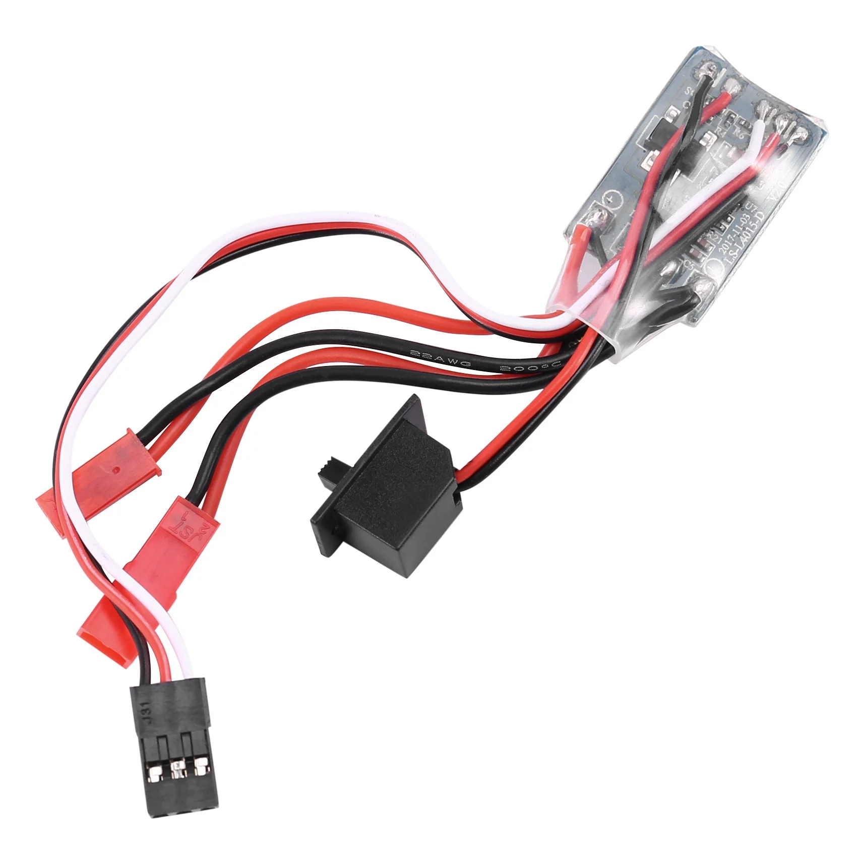 A30F-Rc ESC 10A Brushed Motor Speed Controller For 1/16 18 Rc Car Boat Tank