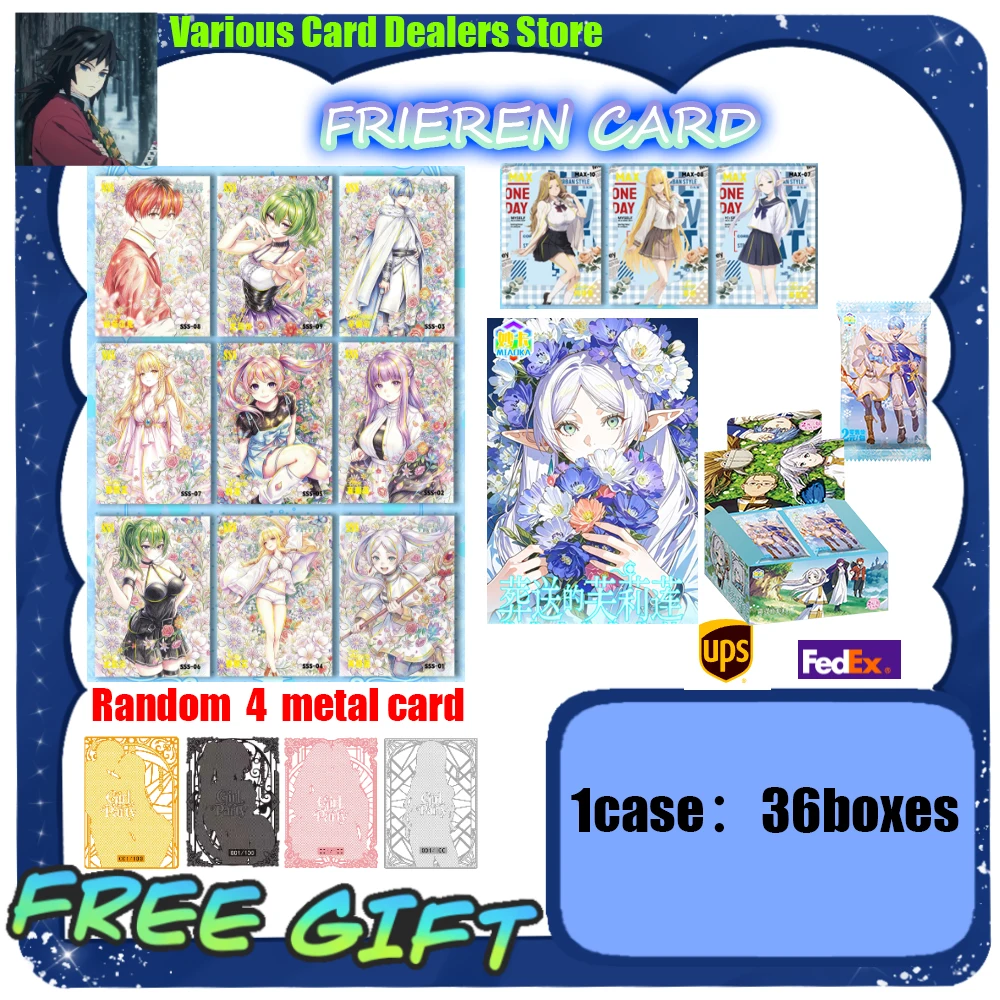 2026 New Wholesale Miaoka-Frieren: Beyond Journey's End Anime Games CCG Collection Card Box Birthday Gift Toy