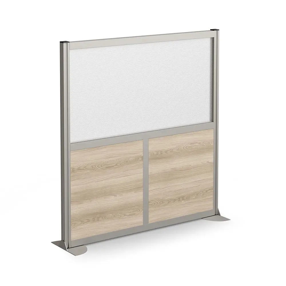 NBF Office Partition - Cubicle Privacy Panel Wall Divider - Modern Room Separator - Laminate Free Standing Portable, Customized