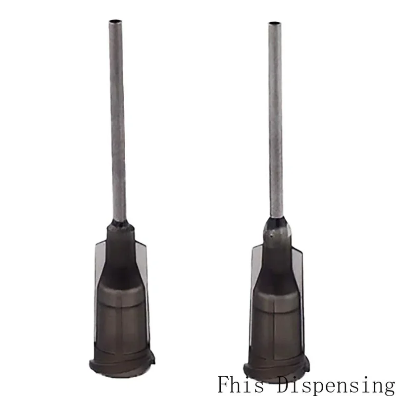 Pack of 100 W/ISO Standard Dispensing Needles PP Luer Lock Hub Tubing Length Precision S.S Dispense 1 Inch 16G Blunt Tips