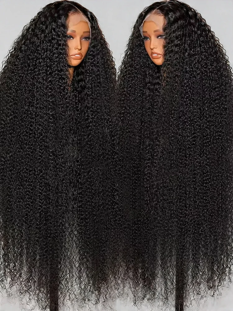 

Deep Wave Frontal Wigs Full Lace Front Wig 250% High Density 40 inch Curly Wigs 13x6 HD Lace Frontal Human Hair Wigs For Women
