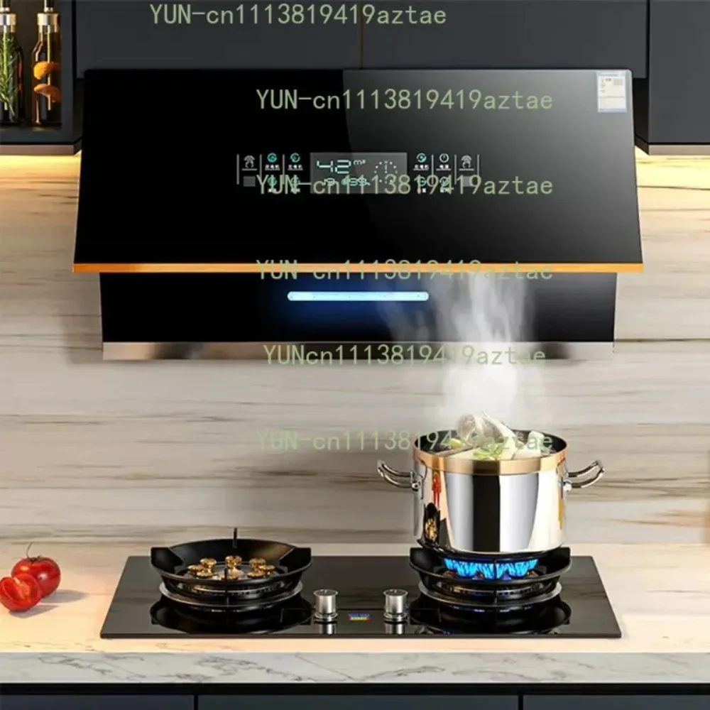 900mm Side Suction Built‑in Kitchen Range Hood, Auto‑Cleaning Home Kitchen Exhaust Vent Hood