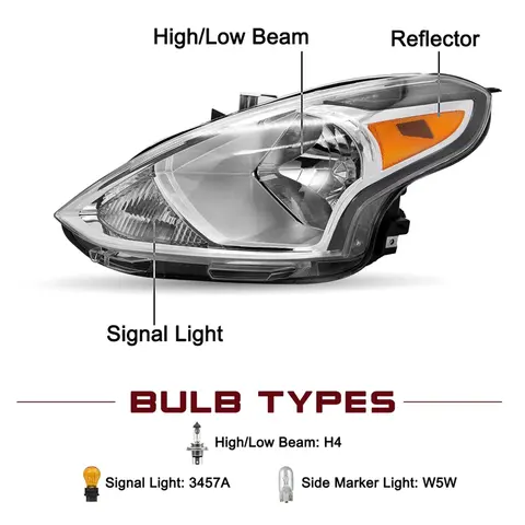 10 best sales nissan sunny headlights - №2