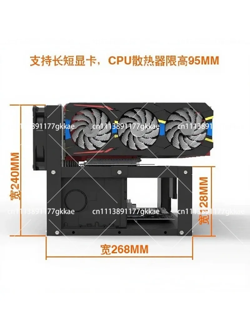 GPU Open Frame Mining Rig Holder PC Graphics Card Support Bracket Chassis