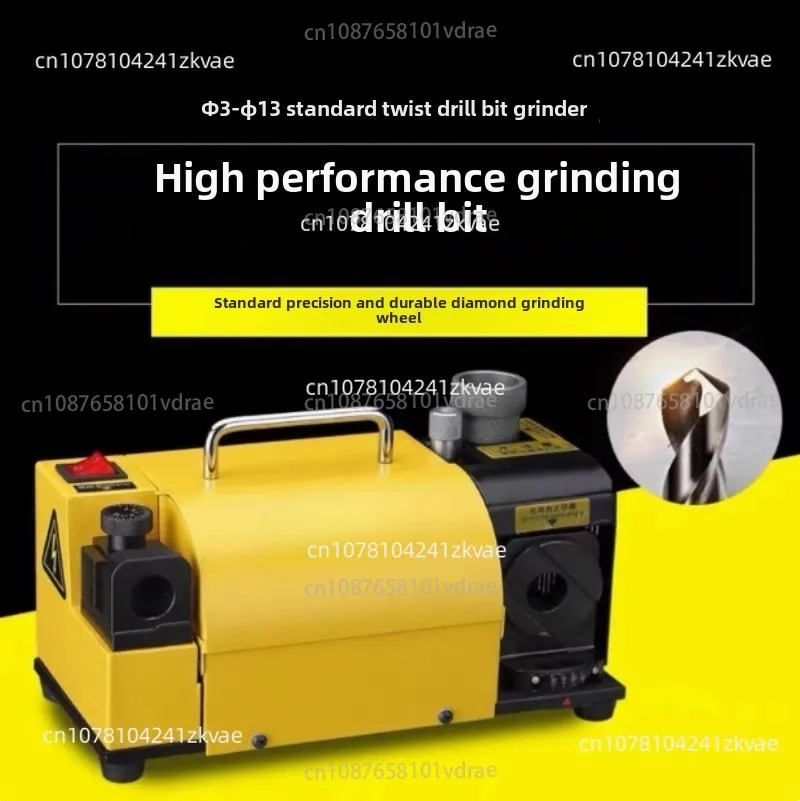

MR-13B Drill Bit Sharpener Portable Angle Grinder CBN/SDC, Disc Grinding Machine 3-13mm Drill Bits Sharpening Tool
