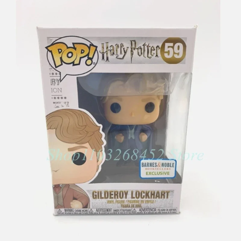 FUNKO POP Harry Series Gilderoy Lockhart #59 Malfoy Snape Potter Ron Vinyl Action Figure Collection Model Toys For Children Gift