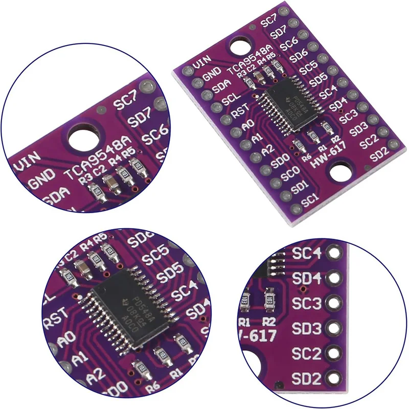 TCA9548A I2C IIC Multiplexer Breakout Board 8 Channel Expansion Board for Arduino