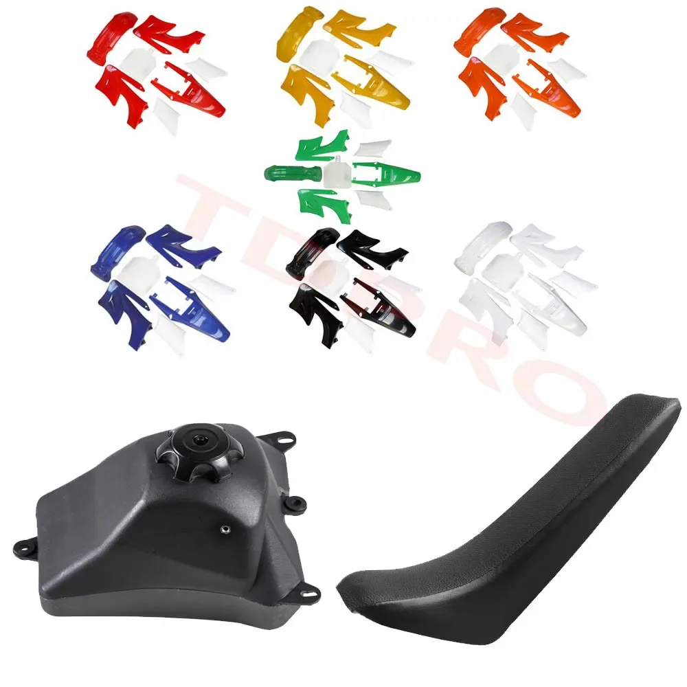 TDPRO Motocross Plastics Fender Kit or Gas Tank or Seat for Apollo Orion Pit Bike 125cc 150cc