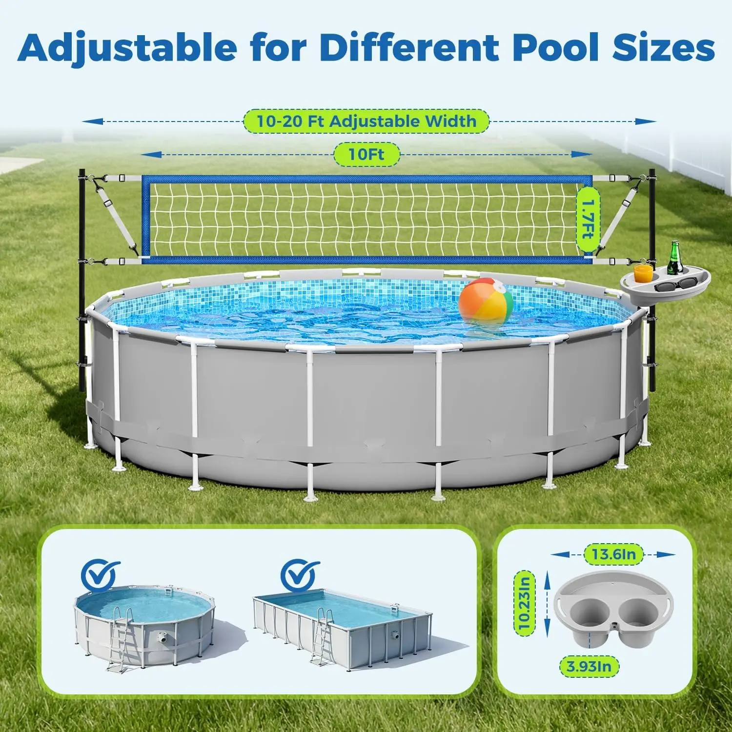 Набор для волейбола на открыто – обзор и цена Kids Outdoor Volleyball Net