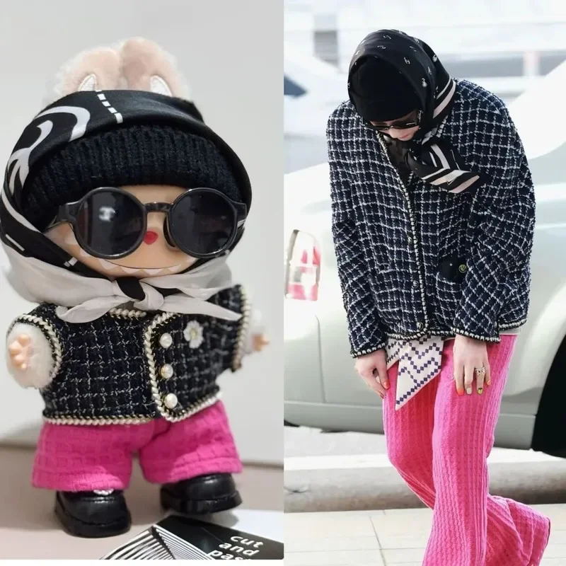 

Only Clothes Hot Sale New 15-17cm Doll Idol GD Same Style Fashionable Airport Styling Universal Vinyl Plush Doll Clothes