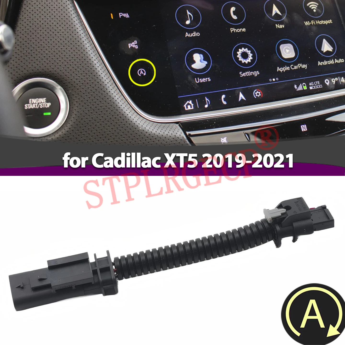 For Cadilla XT5 2019-2021 Car Auto Default Start Stop Car Stop Start Engine System Off Device Plug Cable Canceller