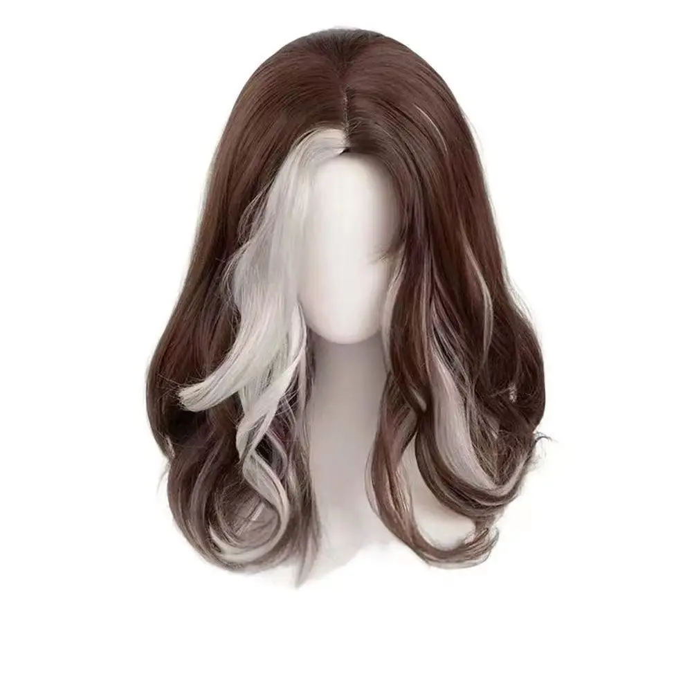 Identity V Demi Bourbon Cosplay Wig Brown With Ombre Synthetic Hair Heat Resistant Adjustable For Halloween Party Comic Con