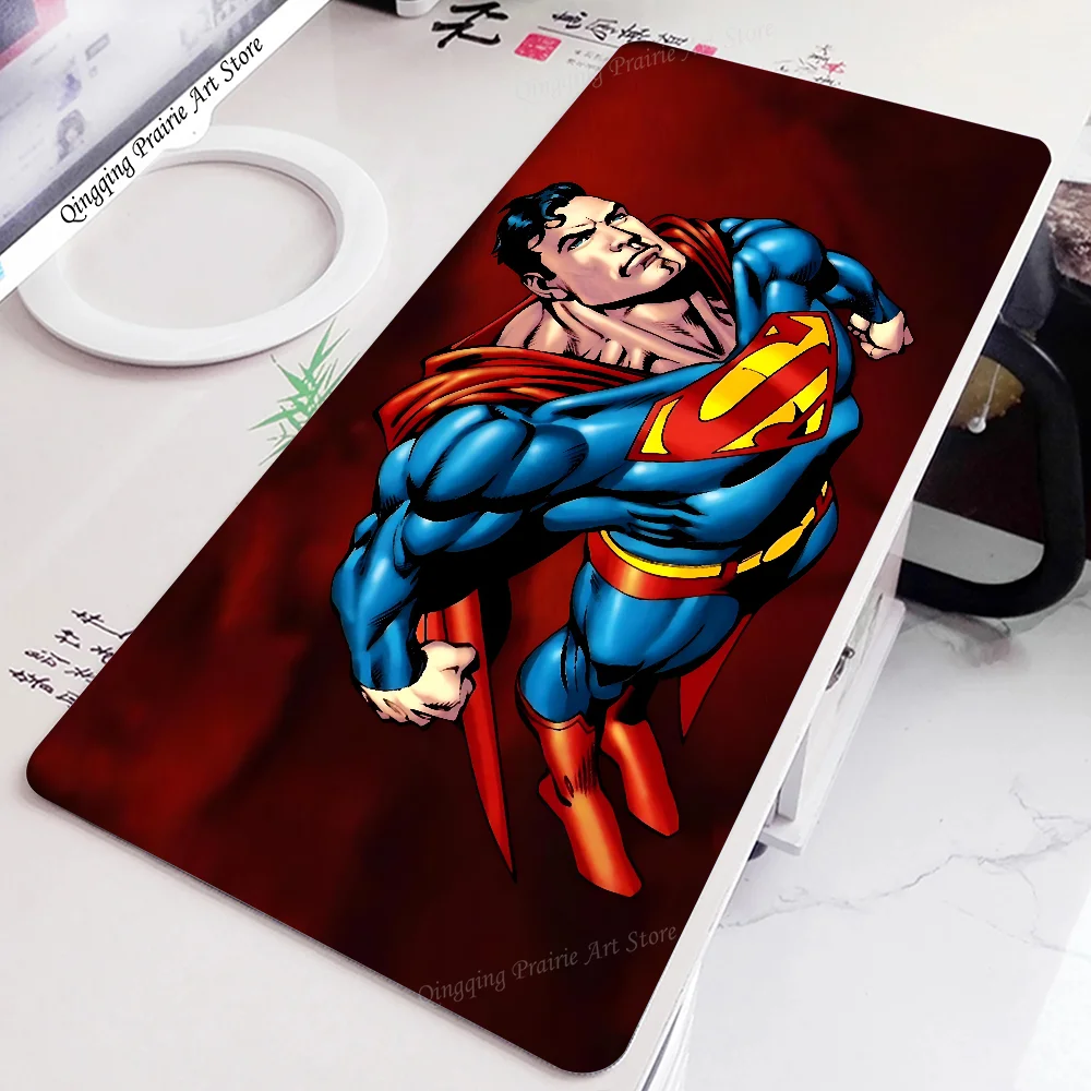 1pc Superman Mouse Pad Mouse Mat Desk Mat With Pad Gaming Accessories Prime Gaming XXL